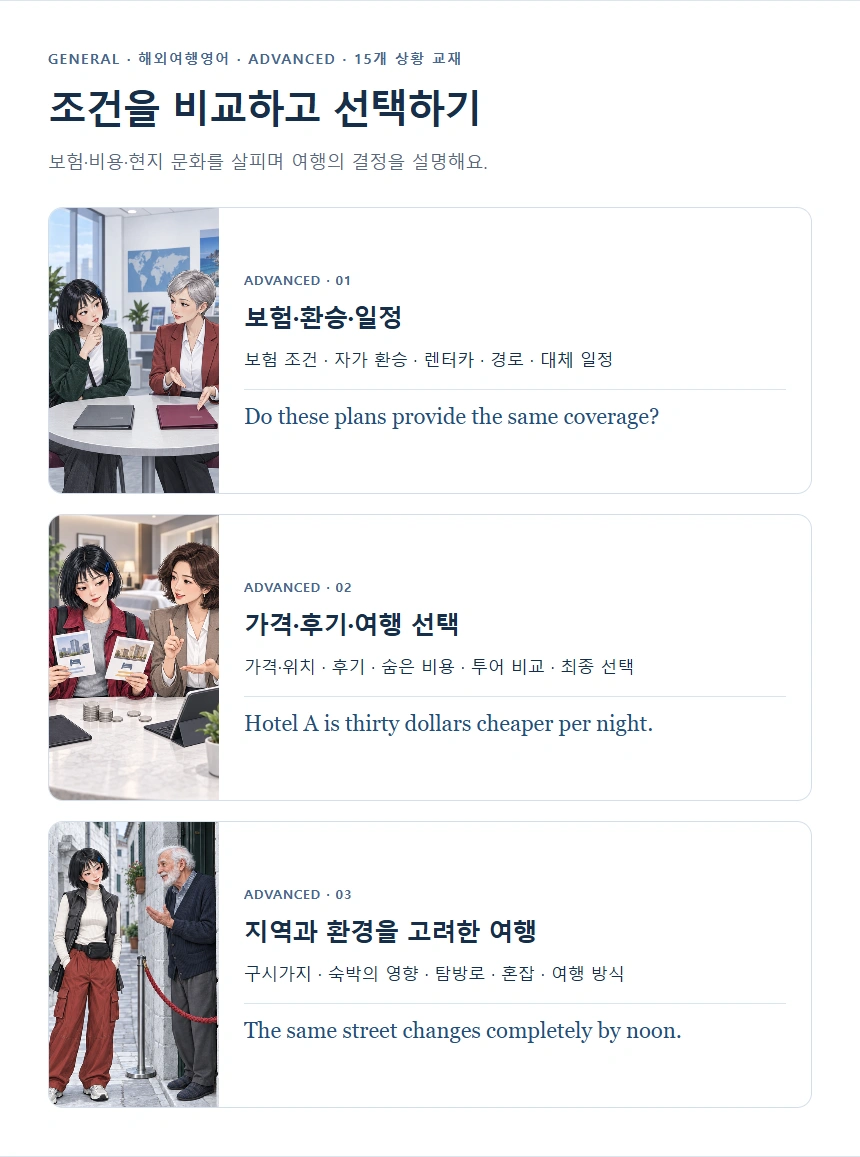 조건을 비교하고 선택하기
